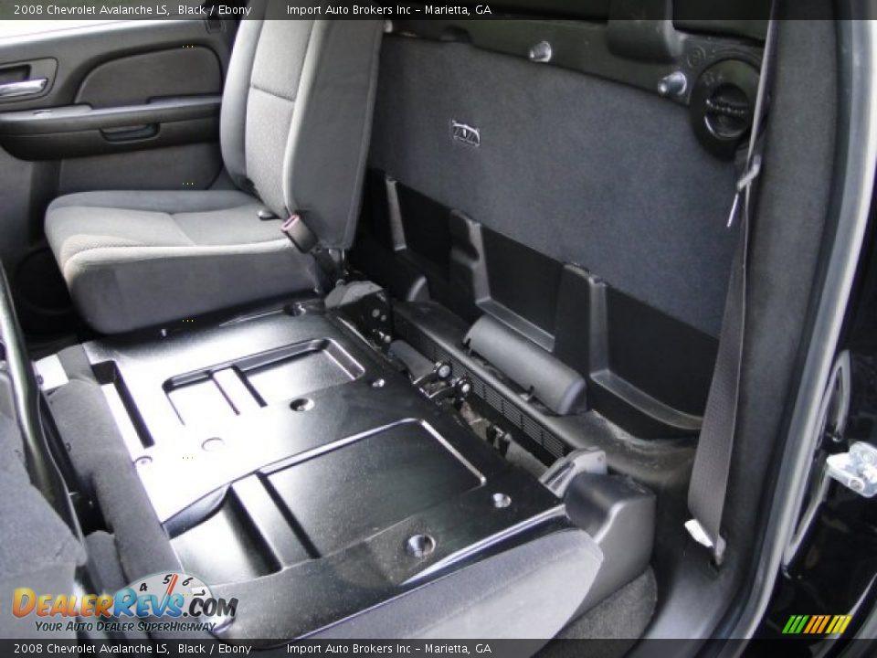 2008 Chevrolet Avalanche LS Black / Ebony Photo #23