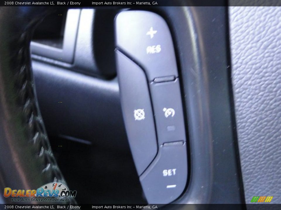 2008 Chevrolet Avalanche LS Black / Ebony Photo #25