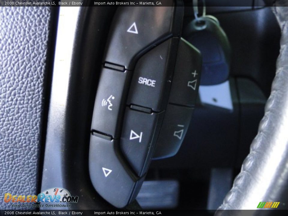 2008 Chevrolet Avalanche LS Black / Ebony Photo #26