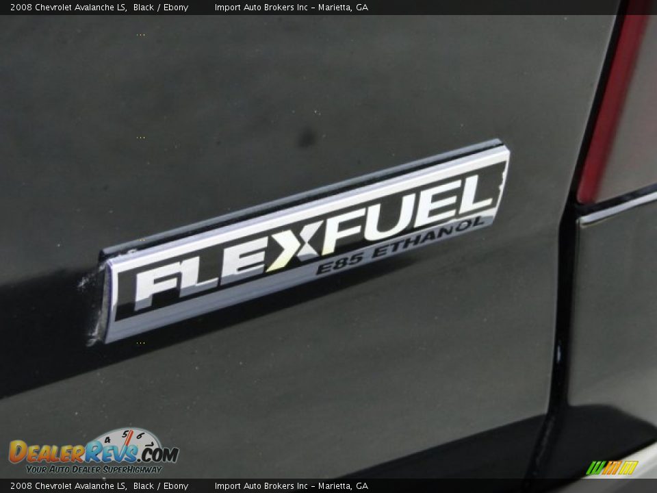 2008 Chevrolet Avalanche LS Black / Ebony Photo #34