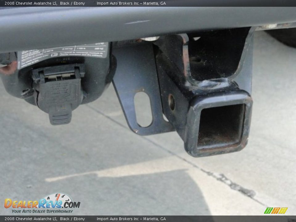 2008 Chevrolet Avalanche LS Black / Ebony Photo #35