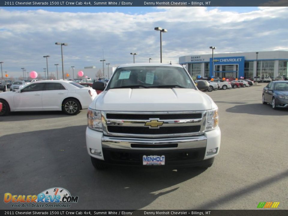 2011 Chevrolet Silverado 1500 LT Crew Cab 4x4 Summit White / Ebony Photo #8