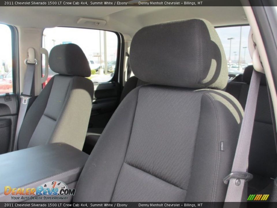 2011 Chevrolet Silverado 1500 LT Crew Cab 4x4 Summit White / Ebony Photo #11