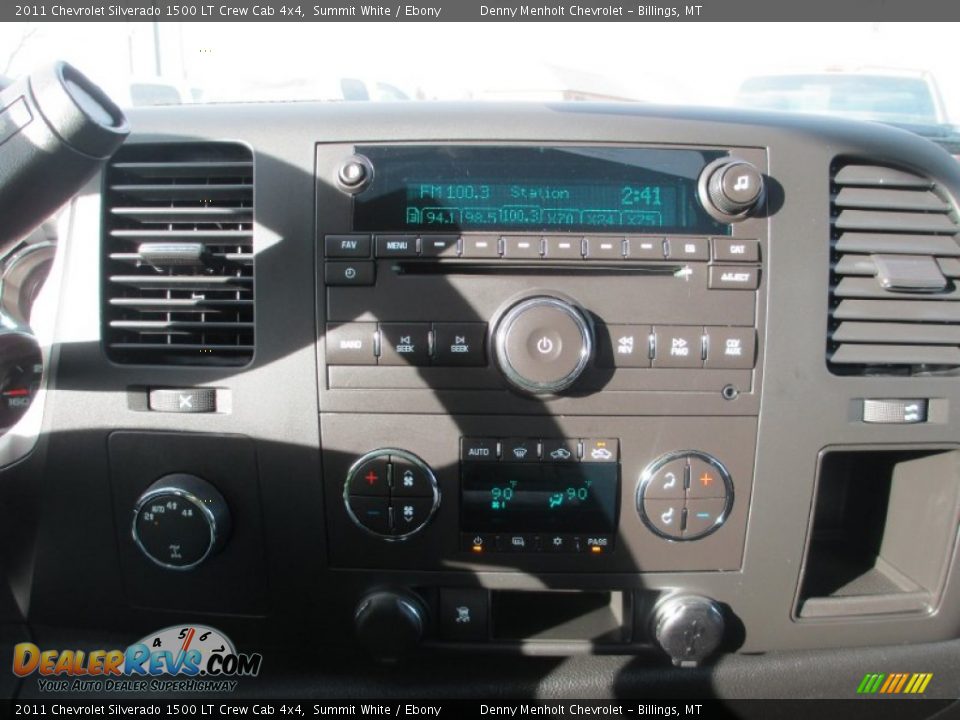 2011 Chevrolet Silverado 1500 LT Crew Cab 4x4 Summit White / Ebony Photo #14