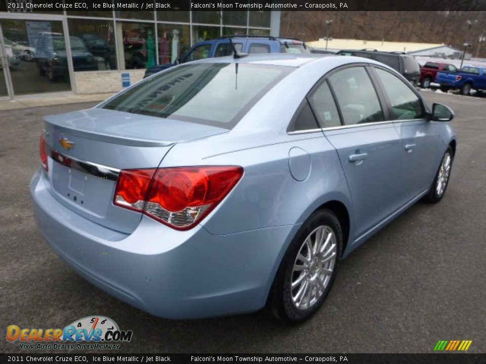 2011 Chevrolet Cruze ECO Ice Blue Metallic / Jet Black Photo #2