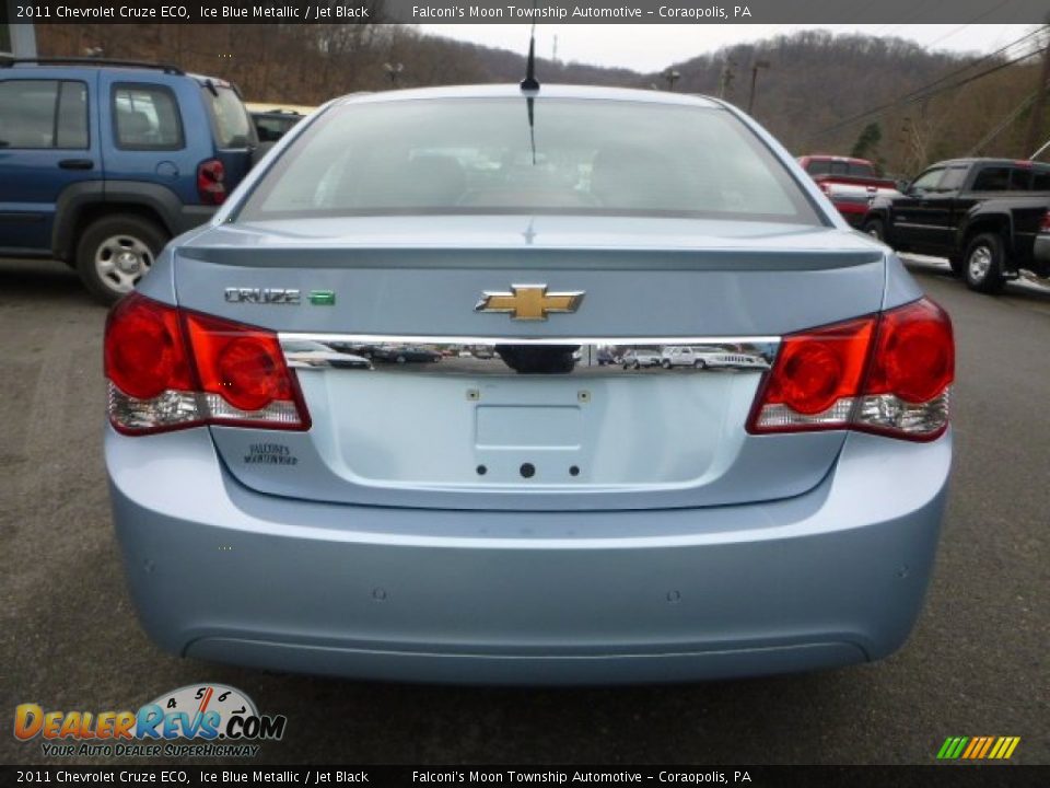 2011 Chevrolet Cruze ECO Ice Blue Metallic / Jet Black Photo #3