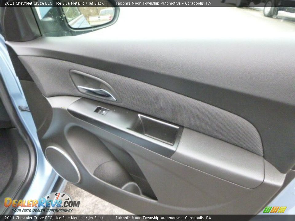 2011 Chevrolet Cruze ECO Ice Blue Metallic / Jet Black Photo #12