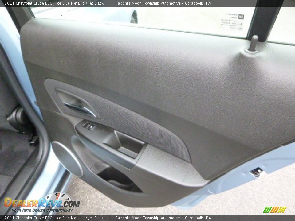 2011 Chevrolet Cruze ECO Ice Blue Metallic / Jet Black Photo #14