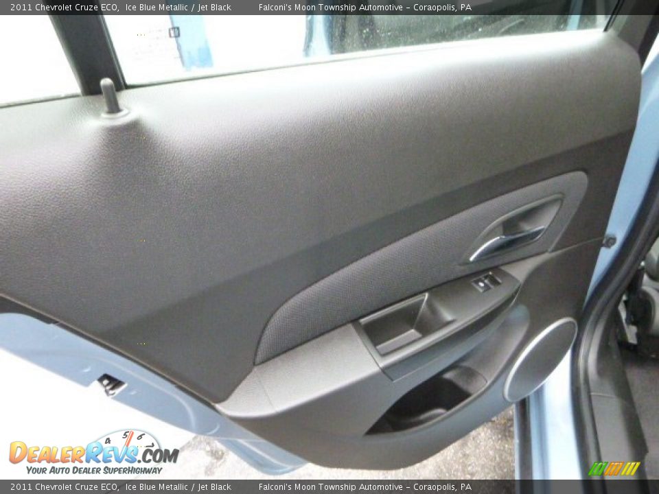 2011 Chevrolet Cruze ECO Ice Blue Metallic / Jet Black Photo #18