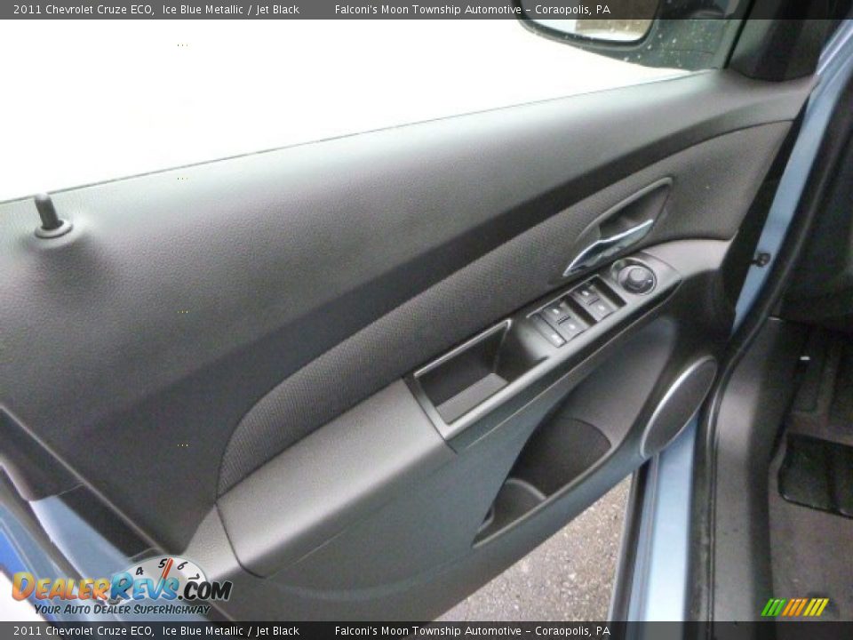 2011 Chevrolet Cruze ECO Ice Blue Metallic / Jet Black Photo #19