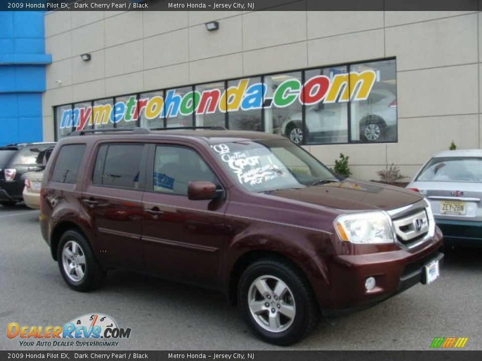 2009 Honda Pilot EX Dark Cherry Pearl / Black Photo #1