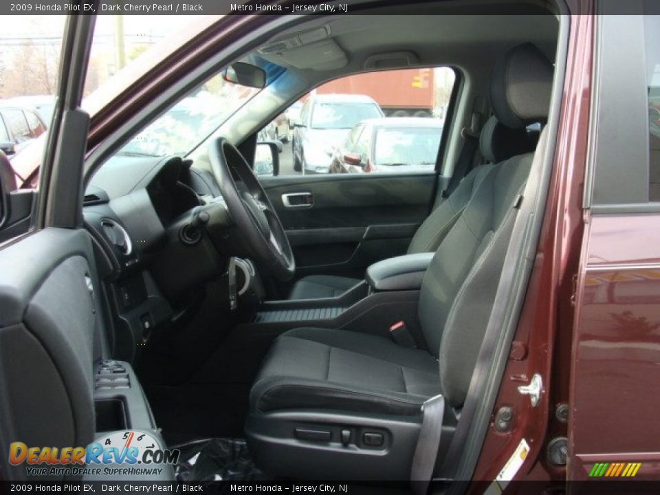 2009 Honda Pilot EX Dark Cherry Pearl / Black Photo #8