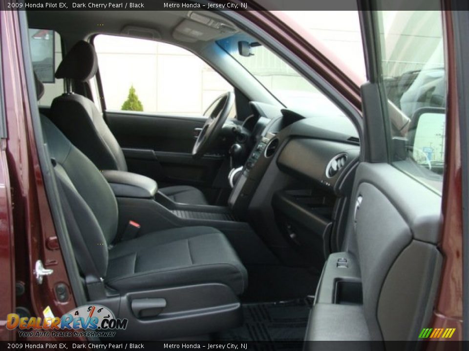 2009 Honda Pilot EX Dark Cherry Pearl / Black Photo #9