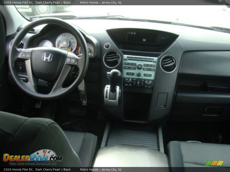 2009 Honda Pilot EX Dark Cherry Pearl / Black Photo #10