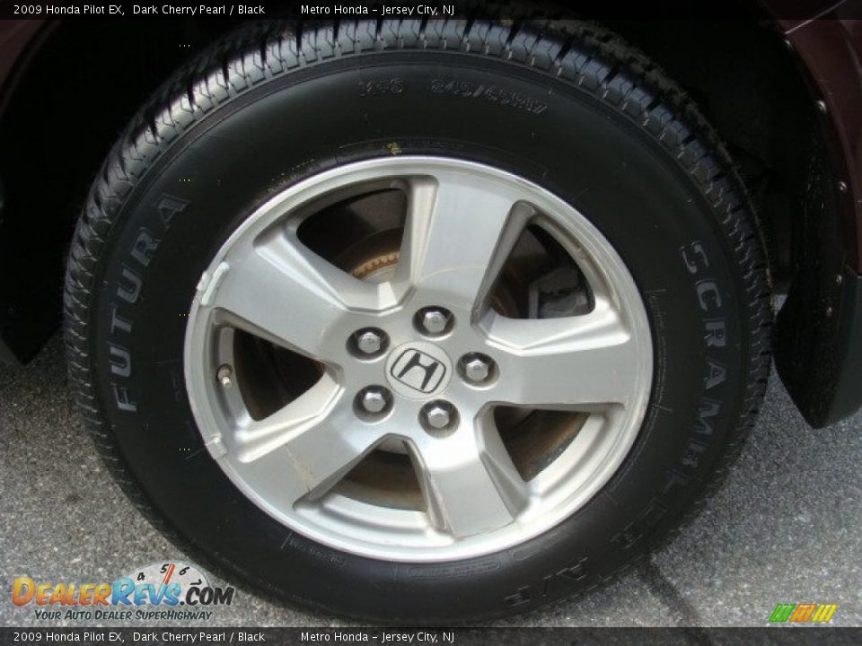 2009 Honda Pilot EX Dark Cherry Pearl / Black Photo #15