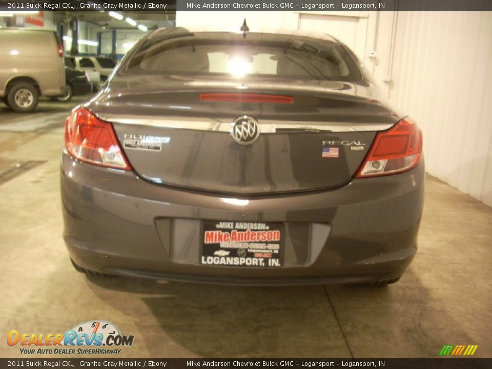2011 Buick Regal CXL Granite Gray Metallic / Ebony Photo #4