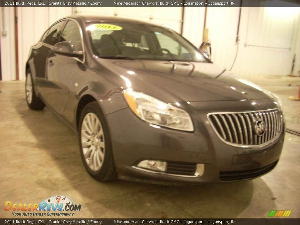 2011 Buick Regal CXL Granite Gray Metallic / Ebony Photo #6