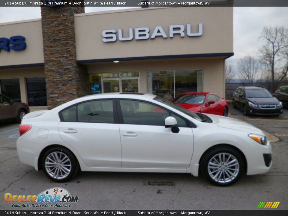 Satin White Pearl 2014 Subaru Impreza 2.0i Premium 4 Door Photo #8