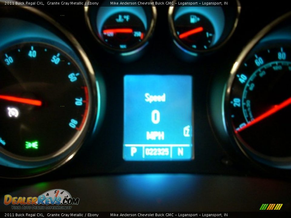2011 Buick Regal CXL Granite Gray Metallic / Ebony Photo #10