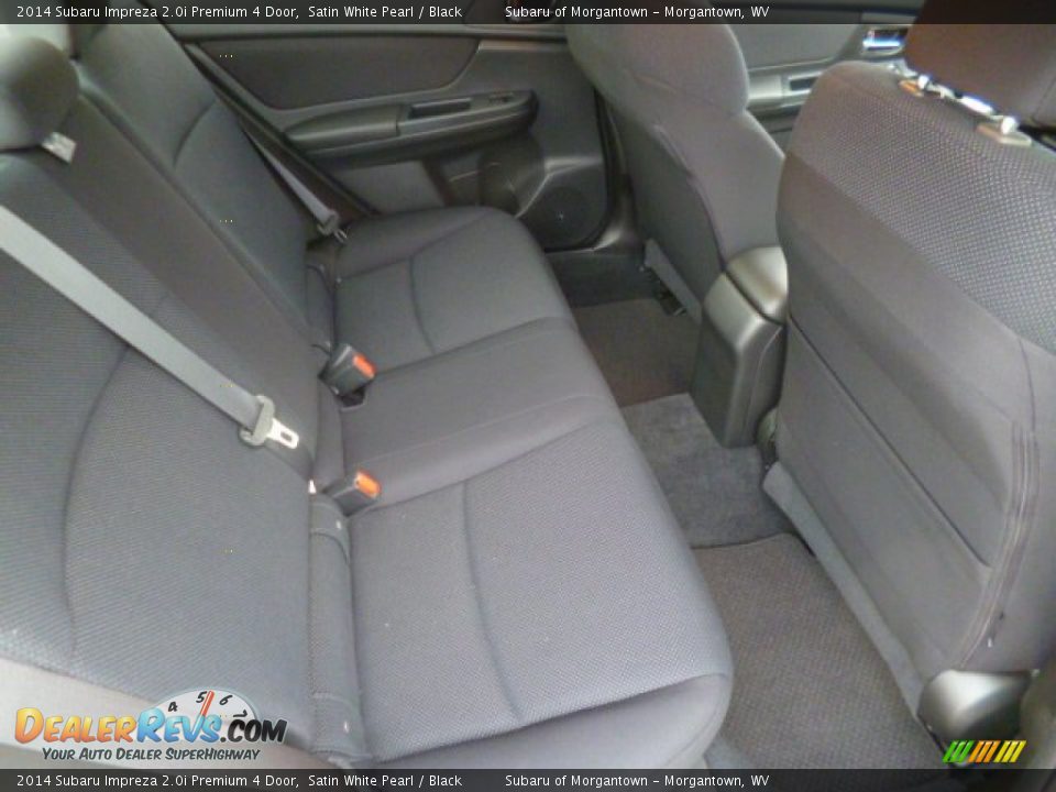 2014 Subaru Impreza 2.0i Premium 4 Door Satin White Pearl / Black Photo #12