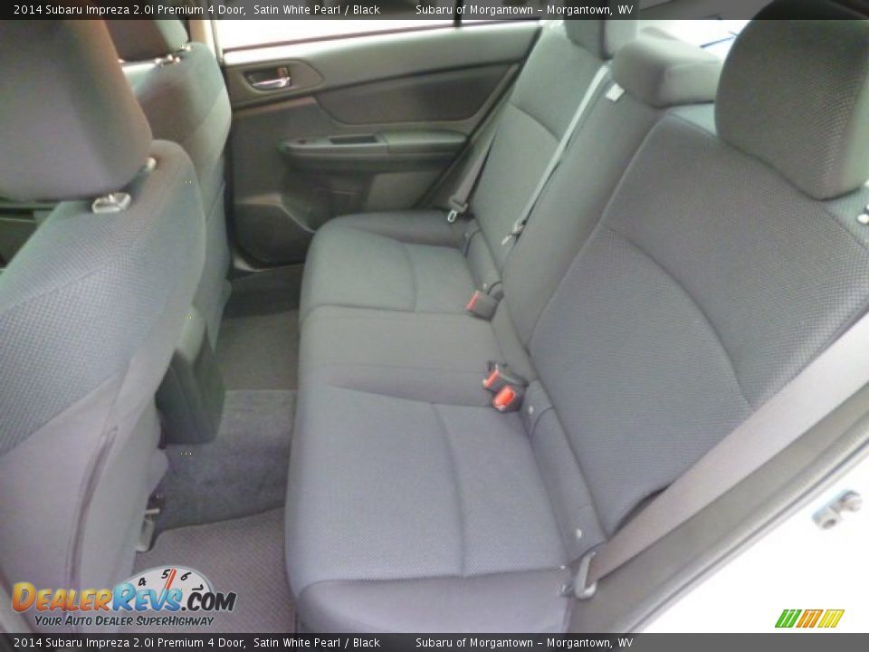 2014 Subaru Impreza 2.0i Premium 4 Door Satin White Pearl / Black Photo #13