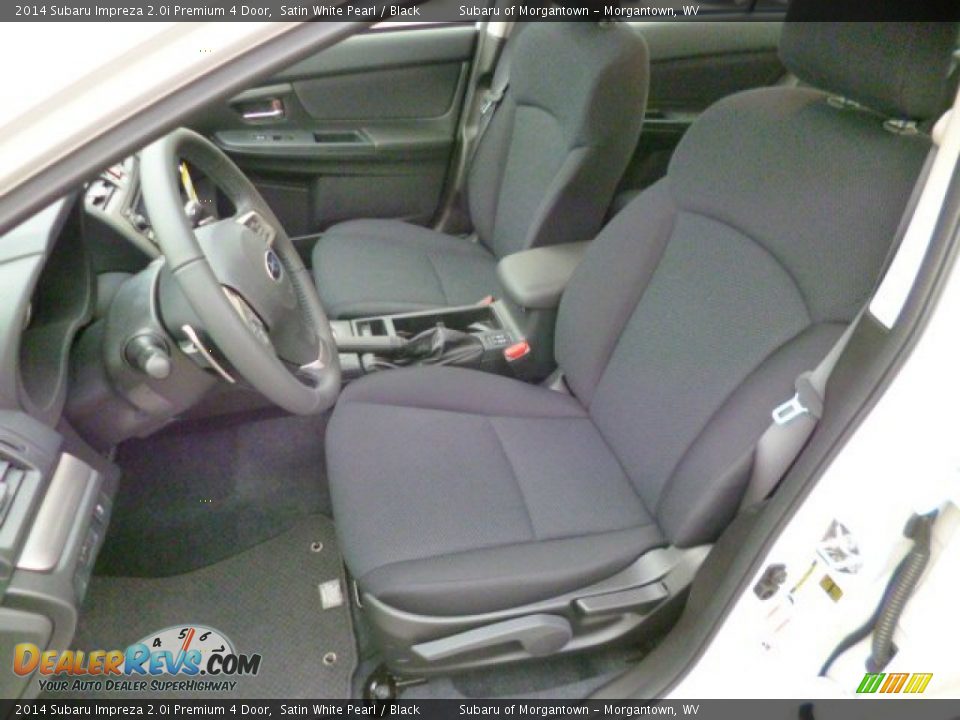 2014 Subaru Impreza 2.0i Premium 4 Door Satin White Pearl / Black Photo #15
