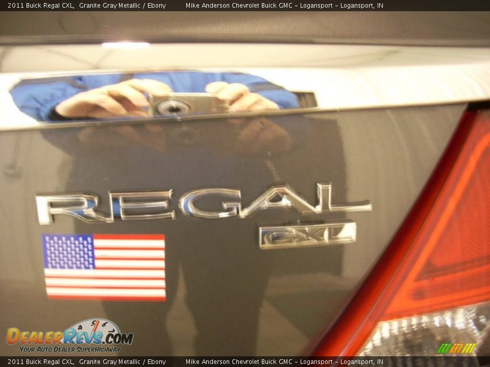 2011 Buick Regal CXL Granite Gray Metallic / Ebony Photo #17