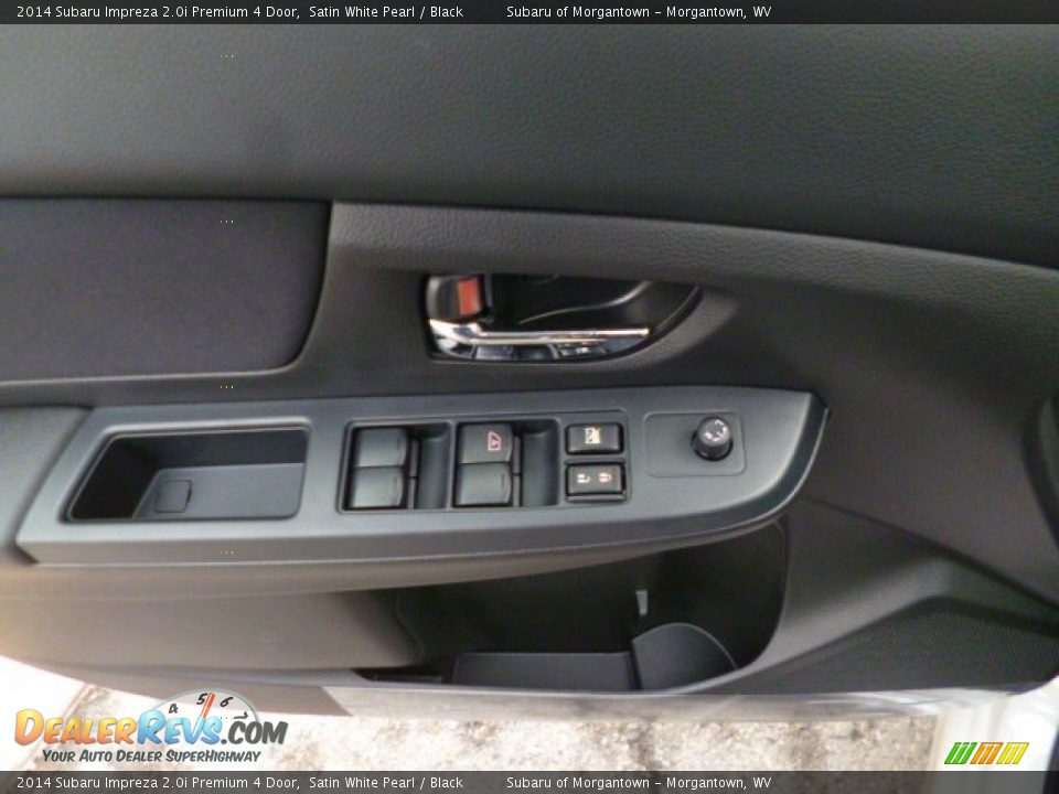 2014 Subaru Impreza 2.0i Premium 4 Door Satin White Pearl / Black Photo #17