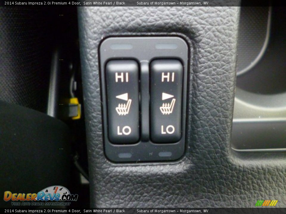 2014 Subaru Impreza 2.0i Premium 4 Door Satin White Pearl / Black Photo #18