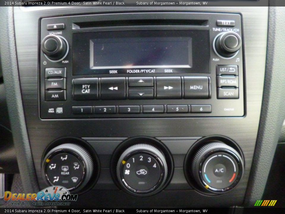 2014 Subaru Impreza 2.0i Premium 4 Door Satin White Pearl / Black Photo #19