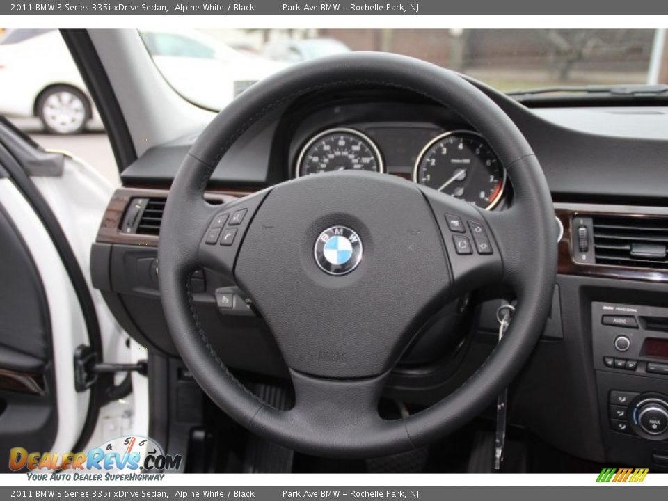 2011 BMW 3 Series 335i xDrive Sedan Alpine White / Black Photo #15