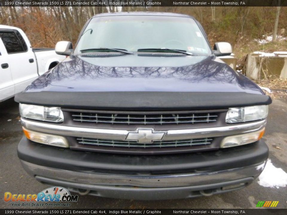 1999 Chevrolet Silverado 1500 LS Z71 Extended Cab 4x4 Indigo Blue Metallic / Graphite Photo #5