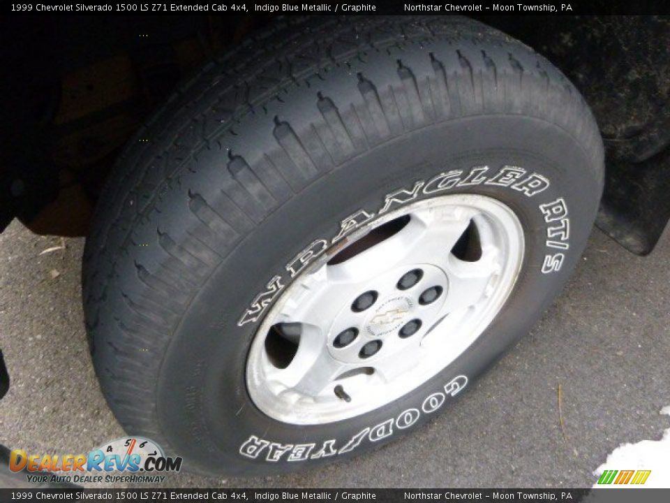 1999 Chevrolet Silverado 1500 LS Z71 Extended Cab 4x4 Indigo Blue Metallic / Graphite Photo #6