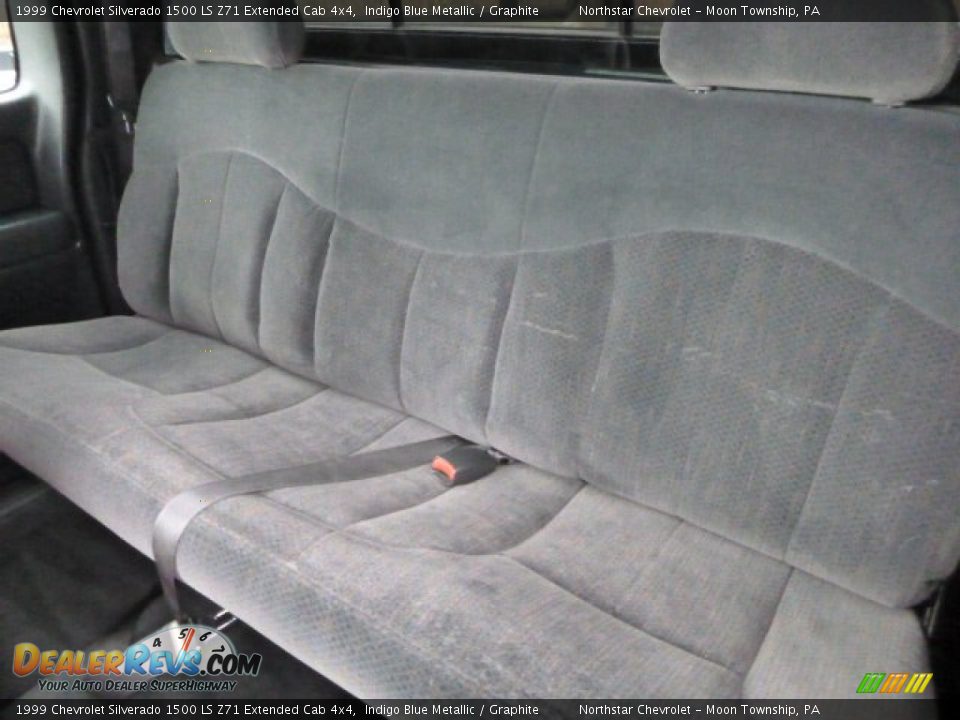 1999 Chevrolet Silverado 1500 LS Z71 Extended Cab 4x4 Indigo Blue Metallic / Graphite Photo #8