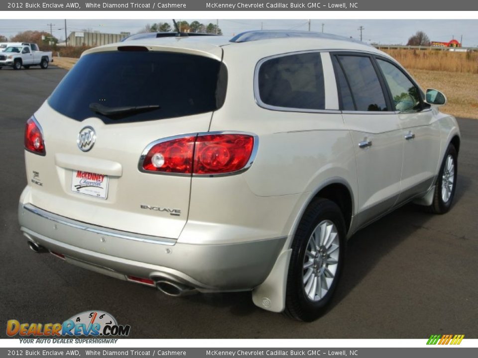 2012 Buick Enclave AWD White Diamond Tricoat / Cashmere Photo #5
