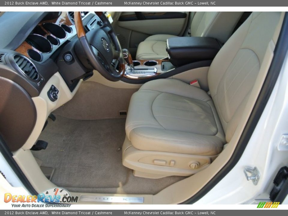 2012 Buick Enclave AWD White Diamond Tricoat / Cashmere Photo #8