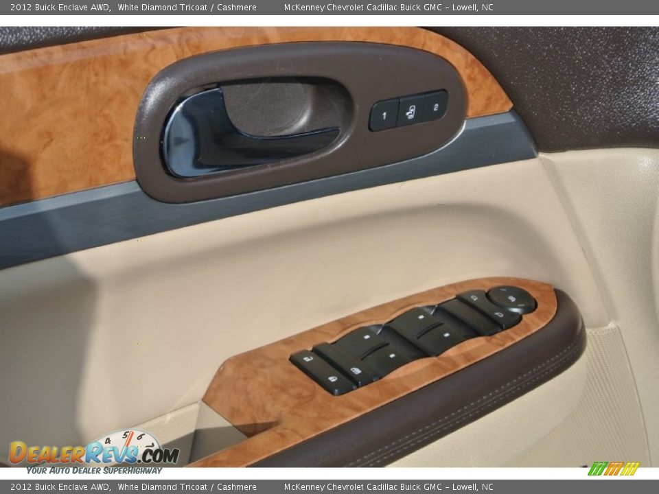 2012 Buick Enclave AWD White Diamond Tricoat / Cashmere Photo #11
