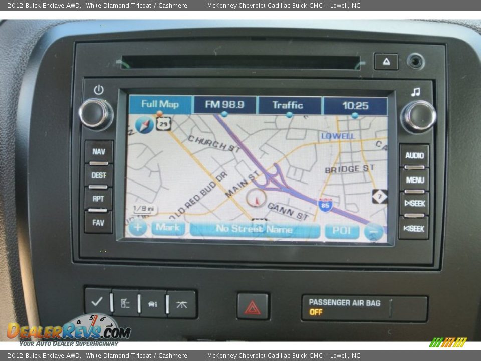 2012 Buick Enclave AWD White Diamond Tricoat / Cashmere Photo #16