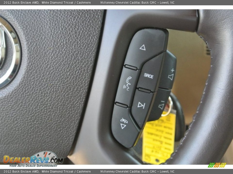 2012 Buick Enclave AWD White Diamond Tricoat / Cashmere Photo #18