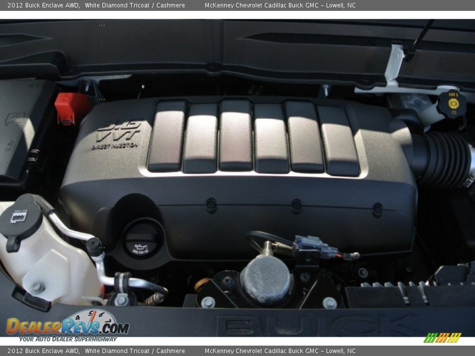 2012 Buick Enclave AWD White Diamond Tricoat / Cashmere Photo #27