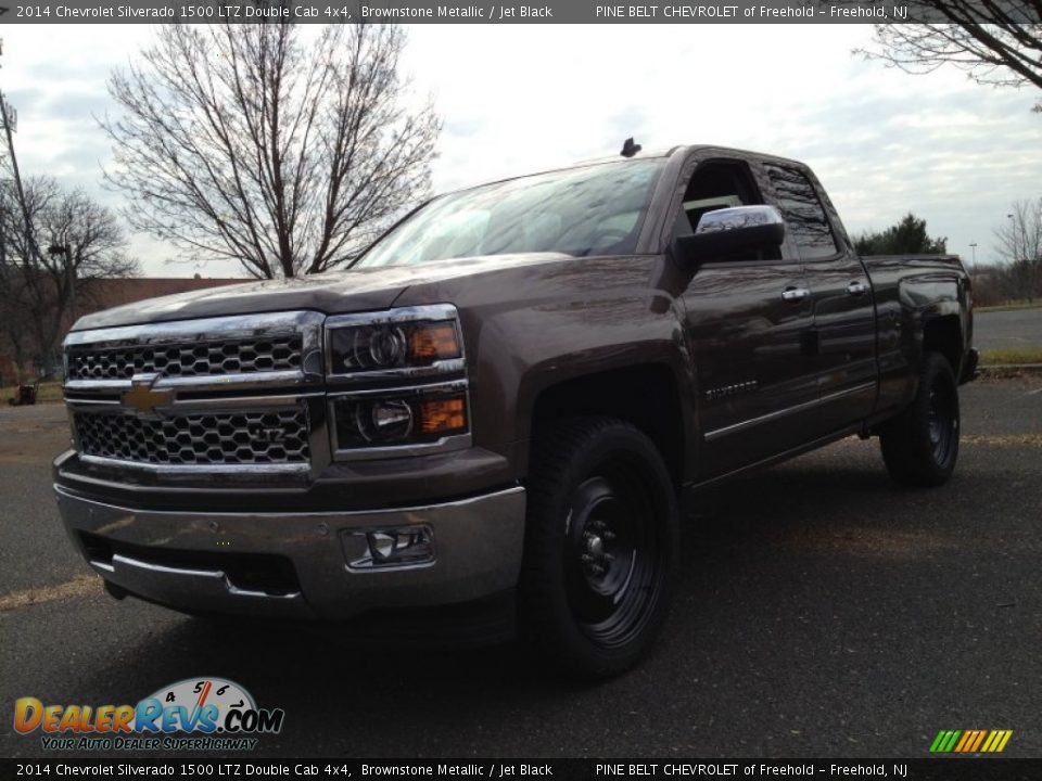 2014 Chevrolet Silverado 1500 LTZ Double Cab 4x4 Brownstone Metallic / Jet Black Photo #1