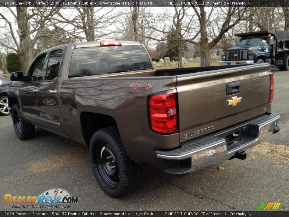 2014 Chevrolet Silverado 1500 LTZ Double Cab 4x4 Brownstone Metallic / Jet Black Photo #4