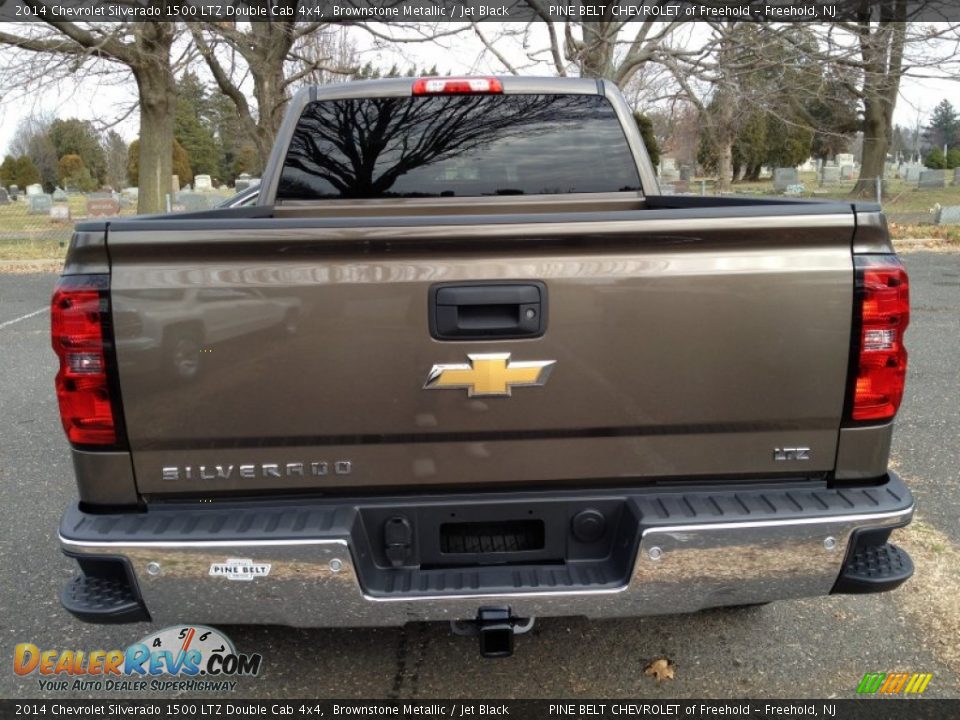 2014 Chevrolet Silverado 1500 LTZ Double Cab 4x4 Brownstone Metallic / Jet Black Photo #5