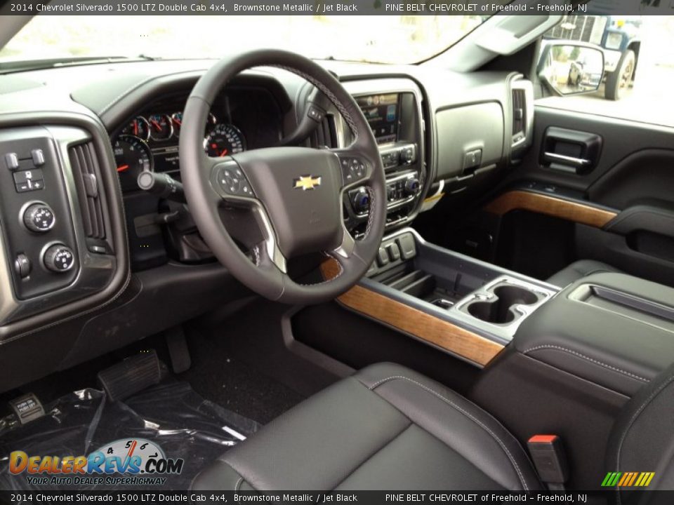 2014 Chevrolet Silverado 1500 LTZ Double Cab 4x4 Brownstone Metallic / Jet Black Photo #7