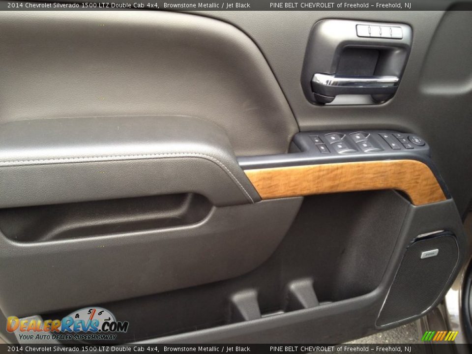 2014 Chevrolet Silverado 1500 LTZ Double Cab 4x4 Brownstone Metallic / Jet Black Photo #8