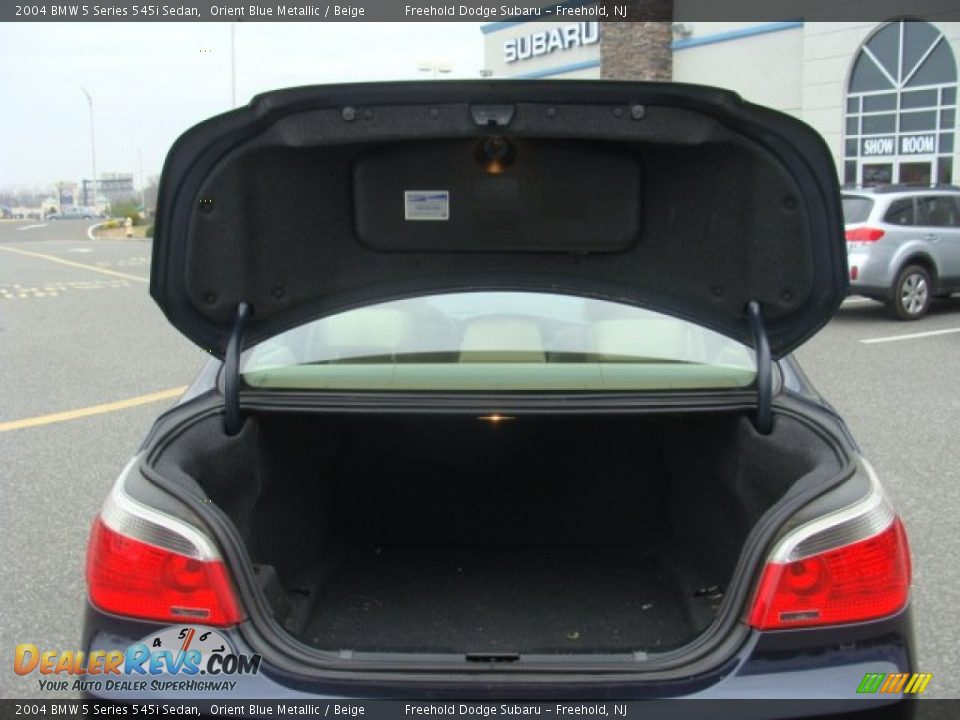 2004 BMW 5 Series 545i Sedan Orient Blue Metallic / Beige Photo #6