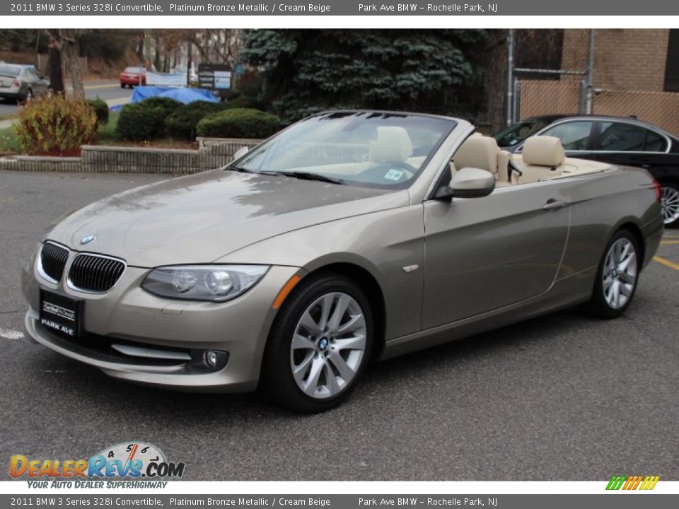 2011 BMW 3 Series 328i Convertible Platinum Bronze Metallic / Cream Beige Photo #6