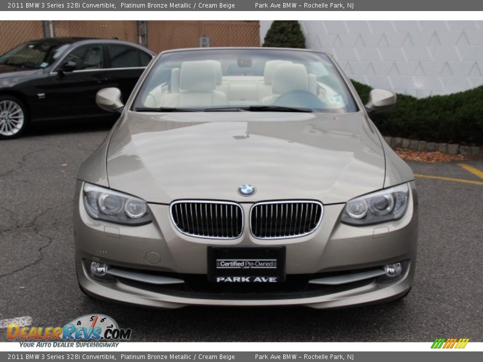 2011 BMW 3 Series 328i Convertible Platinum Bronze Metallic / Cream Beige Photo #7