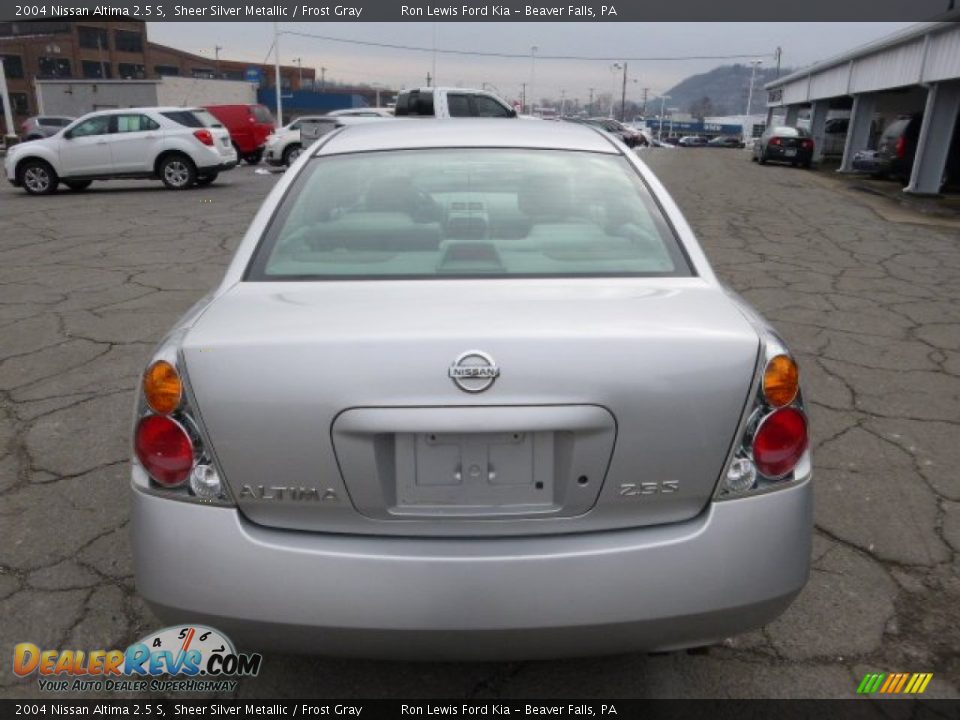 2004 Nissan Altima 2.5 S Sheer Silver Metallic / Frost Gray Photo #7