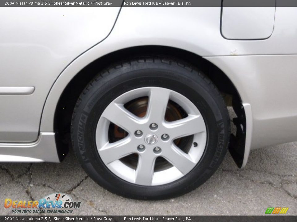 2004 Nissan Altima 2.5 S Sheer Silver Metallic / Frost Gray Photo #9
